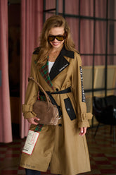 Memory Map classic trench coat
